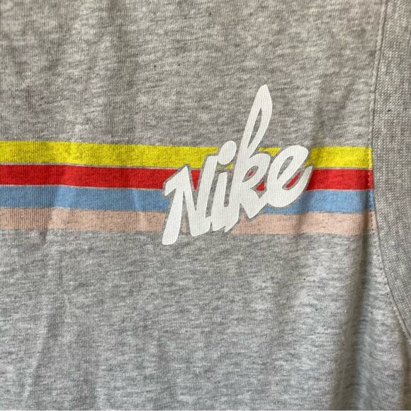 Nike NWT Grey Retro Rainbow Romper Size L - Picture 4 of 10